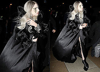 Photos of Lady Gaga in Gothic Style Leaving Berlin After a Gig