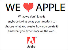 Adobe Responds to Apple's Position on Flash Adobe Responds to Apple's Position on Flash