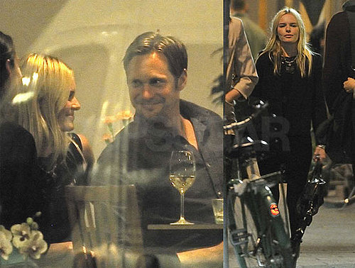 Pictures of Alexander Skarsgard and Kate Bosworth in Sweden