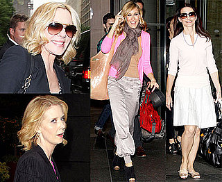 Pictures of Sarah Jessica Parker, Kim Cattrall, Cynthia Nixon and Kristin Davis Promoting Sex and the City 2 in NYC