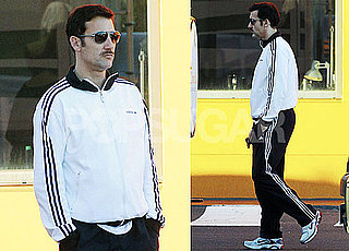 Pictures of Clive Owen With a Mustache Filming The Killer Elite in Melbourne