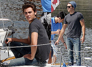 Pictures of Zac Efron Sailing in Vancouver For Charlie St. Cloud