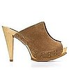 Peep-Toe Platform Clogs by Steve Madden