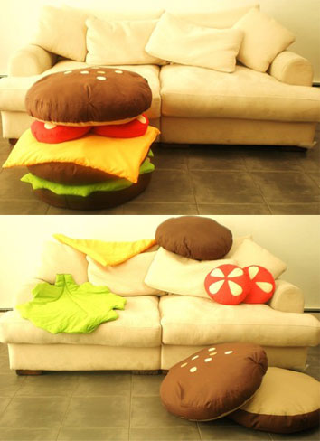 Hamburger Scatter Cushions