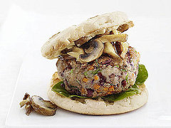 Meatless Recipe For Veggie Burgers With Mushrooms