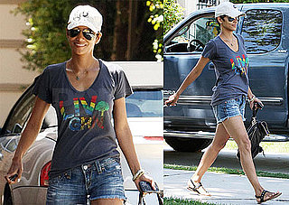 Pictures of Halle Berry in Short Shorts in LA 2010-05-23 07:00:00