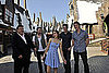 Pictures of Emma Watson and Harry Potter costars at The Wizarding World of Harry Potter Due to Open 18 June 2010