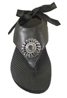 Womens Leather Flip Flops - Jamie Kreitman
