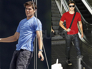 Pictures of Zac Efron on the Set of Charlie St. Cloud and Returning to LA
