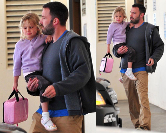 Pictures of Violet and Ben Affleck