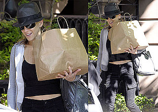 Pictures of Sex And The City 2 Star Sarah Jessica Parker Leaving Her NYC Home The Morning After Her Big NYC Premiere