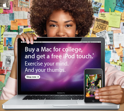 Free iPod Touch With Mac Purchase For Students