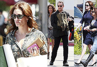Photos of Julia Roberts And Tom Hanks Filming Larry Crowne in LA