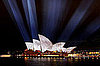 Sydney Opera House at Night During Vivid Festival