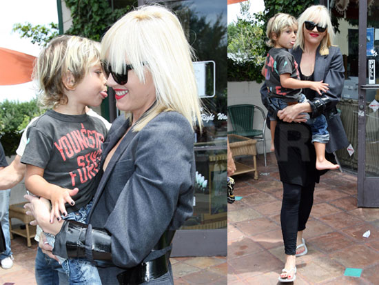 Pictures of Gwen Stefani and Kingston Rossdale Pictures of Gwen Stefani and Kingston Rossdale