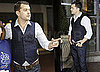 Pictures of Joshua Jackson Greeting Fans After Allegedly Coming Between Tom Cruise and Katie Holmes