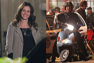 Pictures of Julia Roberts and Tom Hanks Filming Larry Crowne