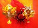 Fire Angels - Yin & Yang (female and male)