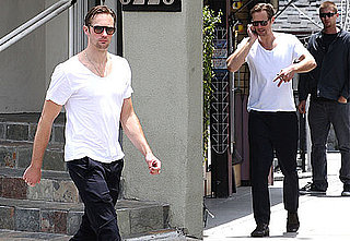 Pictures of Alexander Skarsgard Walking in LA