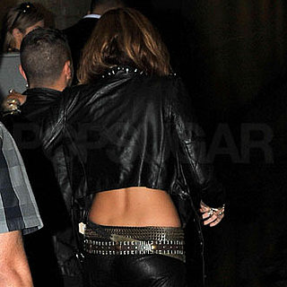 Guess Who's Baring Her Belly?