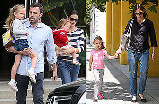 Pictures of Ben Affleck And Jennifer Garner With Daughter Violet And Seraphina in LA