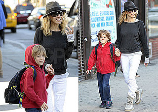 Pictures of Sarah Jessica Parker Bringing Son James Wilkie to School in NYC