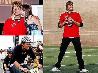 Pictures of Tom Brady Volunteering at the Best Buddies Challenge in Boston
