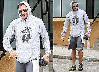 Pictures of Jake Gyllenhaal Leaving Tracy Anderson Studio in LA