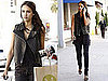 Pictures of Jessica Alba Wearing a Leather Vest in LA