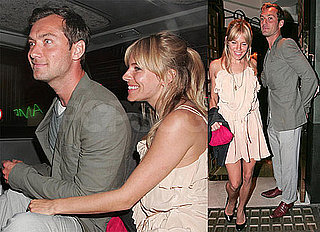 Pictures of Jude Law And Sienna Miller Leaving The Ivy in London