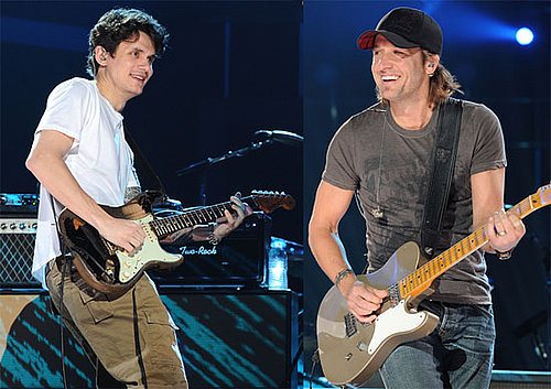 Pictures of John Mayer and Keith Urban Practicing Before the CMT Awards 2010-06-09 16:30:00