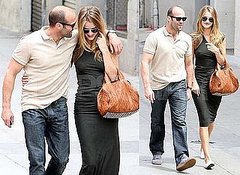 Pictures of Jason Statham and Rosie Huntington-Whiteley Cuddling in LA