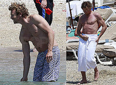 Pictures of Simon Baker Shirtless in the South of France Pictures of Simon Baker Shirtless in the South of France