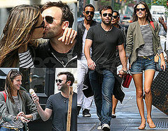 Pictures of Alessandra Ambrosio and Jamie Mazur Kissing and Eating Ice Cream in NYC