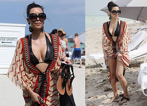 Pictures of Kim Kardashian in Bikini in Miami