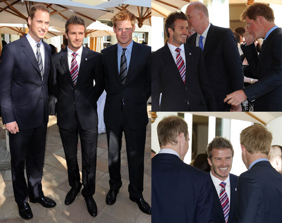 Pictures of David Beckham With Prince Harry and William Pictures of David Beckham With Prince Harry and William