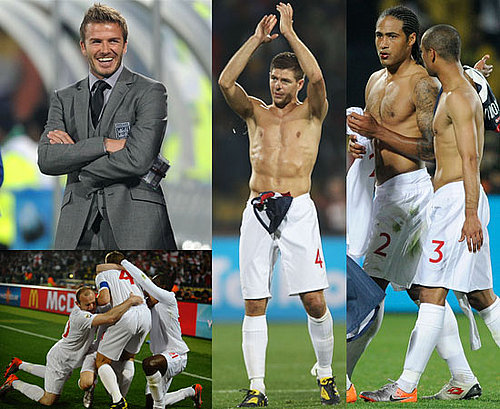 Hot Pictures of England Football Team Shirtless At World Cup 2010 in South Africa Playing USA 1-1 Draw