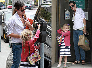 Pictures of Jennifer Garner and Violet Affleck Shopping in Santa Monica