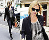 Photos of Kate Moss in London in Striped Tee and Skinny Jeans