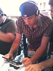 Zachary Levi at Nintendo E3 Booth Zachary Levi at Nintendo E3 Booth