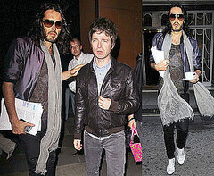 Pictures of Russell Brand and Noel Gallagher Out in London Together Pictures of Russell Brand and Noel Gallagher Out in London Together
