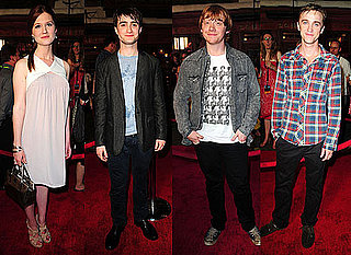 Pictures of Harry Potter Cast at Wizarding World Including Bonnie Wright, Daniel Radcliffe, Rupert Grint, Tom Felton 2010-06-17 01:30:31