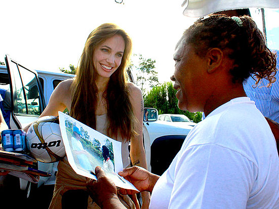 Angelina Jolie has returned to Ecuador to raise awareness about unaccompanied minors and violence against female refugees