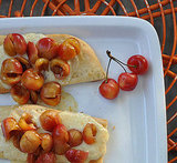 Ricotta and Cherry Focaccia Pizza Ricotta and Cherry Focaccia Pizza