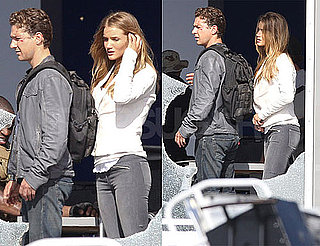 Pictures of Shia LaBeouf and Rosie Huntington-Whiteley Shooting Transformers 3 in LA 2010-06-21 11:00:00