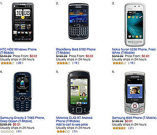 Free Phones From T-Mobile on Amazon