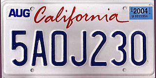 License Plate Ads in California
