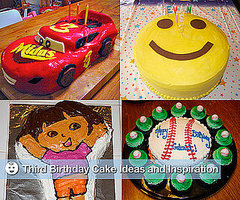 Third Birthday Party Cake Ideas and Inspiration
