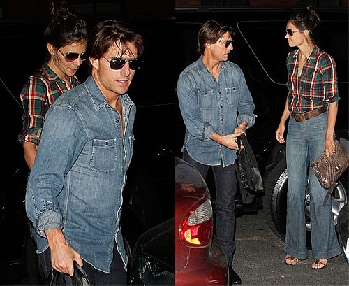 Pictures of Tom Cruise and Katie Holmes Out in New York with Suri