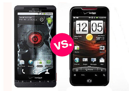 Droid X vs Droid Incredible